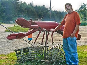 Nate with lobster